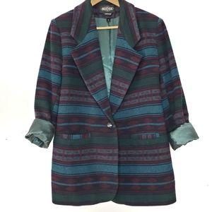 Braetan Vintage Boho Aztec South West Blazer